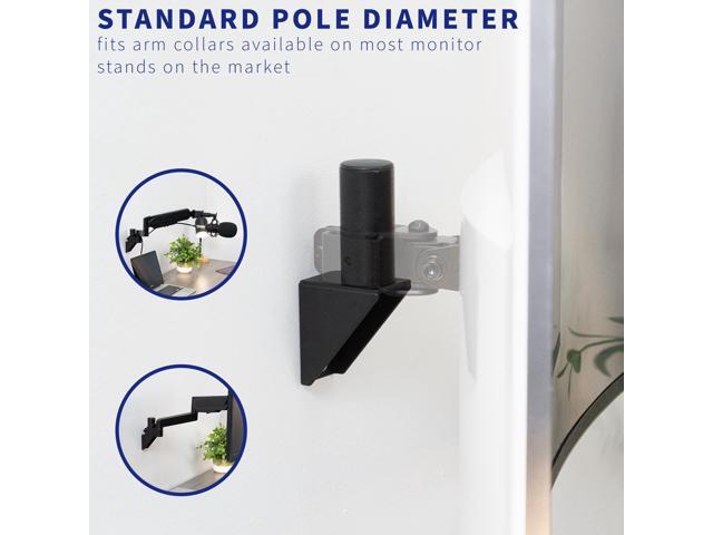 VIVO Steel Monitor Mount to Wall Conversion Pole Bracket, Standard 1.4' Diameter