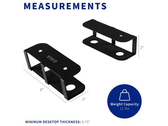 VIVO Universal Under Desk Laptop Storage Mount Holder, Hidden Docking Station