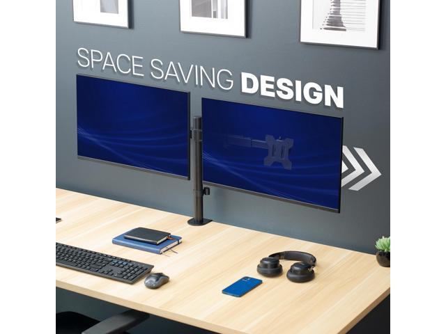 VIVO Telescoping Dual 21' to 32' Monitor Mount, Heavy Duty Desk Stand