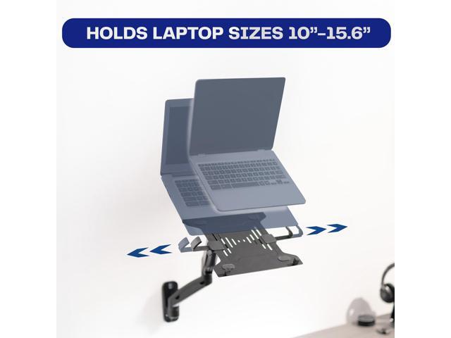 VIVO Universal Adjustable 10' to 15.6' Single Laptop Pneumatic Arm Wall Mount