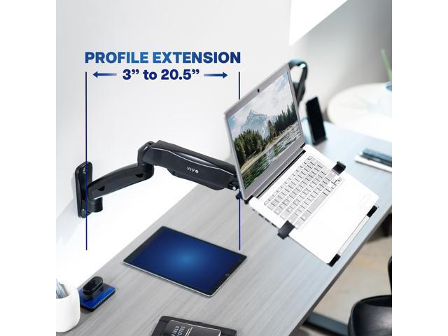 VIVO Universal Adjustable 10' to 15.6' Single Laptop Pneumatic Arm Wall Mount
