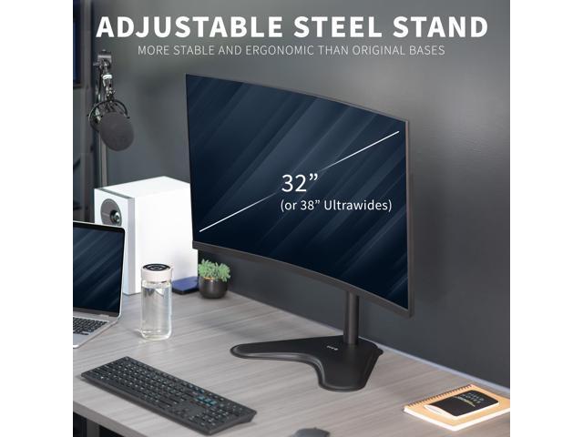VIVO Black Single LCD Monitor Adjustable Desk Stand, Fits 1 Screen