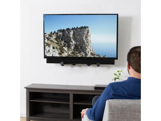 VIVO Adjustable Sound Bar Bracket Mount Above or Below Wall Mounted TV