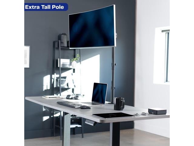 Single Monitor Desk Mount Extra Tall Fully Adjustable Stand for up to 32' Screen