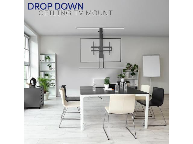 VIVO Motorized Drop Down TV Mount with Remote Control, Fits 43' to 88' Screens