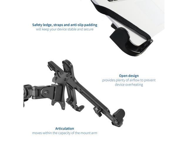 VIVO Single Laptop Notebook Stand Holder for VESA Compatible Monitor Arms