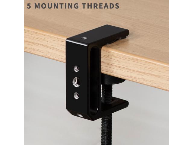 VIVO Universal Heavy Duty C-Clamps with 1/4 inch-20 and 3/8 inch-16 Sockets (x2)