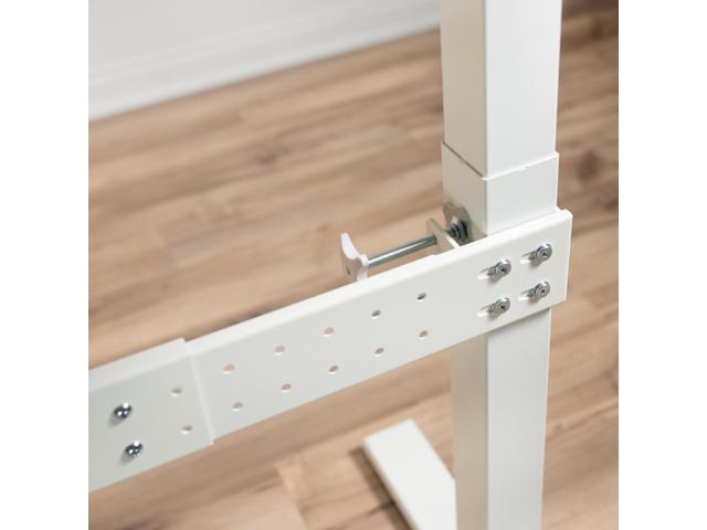 VIVO White Universal Steel Clamp-on Desk Stabilizer Bar Bracket Support System - image 7