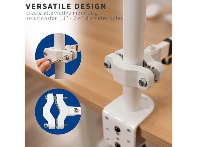 VIVO Steel Universal Pole Mount Monitor Arm VESA Plate | Fits 17 to 32 Screens - image 7