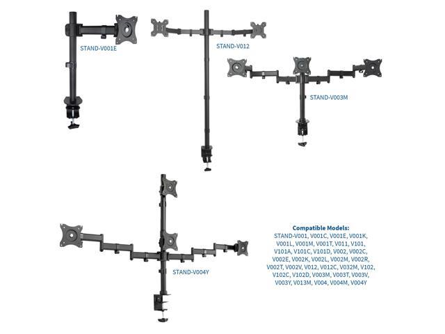VIVO Black Fully Adjustable Single Monitor Arm for Desk Mount Stand