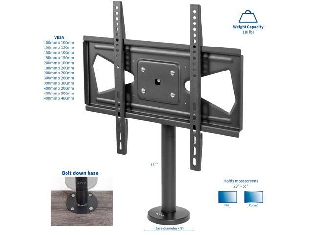 VIVO Swivel Bolt-Down Desktop TV VESA Mount for Screen Sizes 32' to 55'