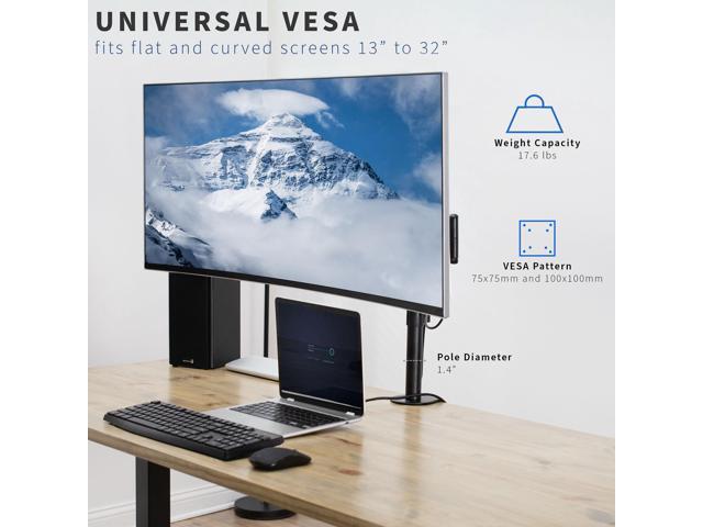 VIVO 13 to 32 LCD Computer Monitor Desk Mount with Extra Long Adjustable Arm - image 3