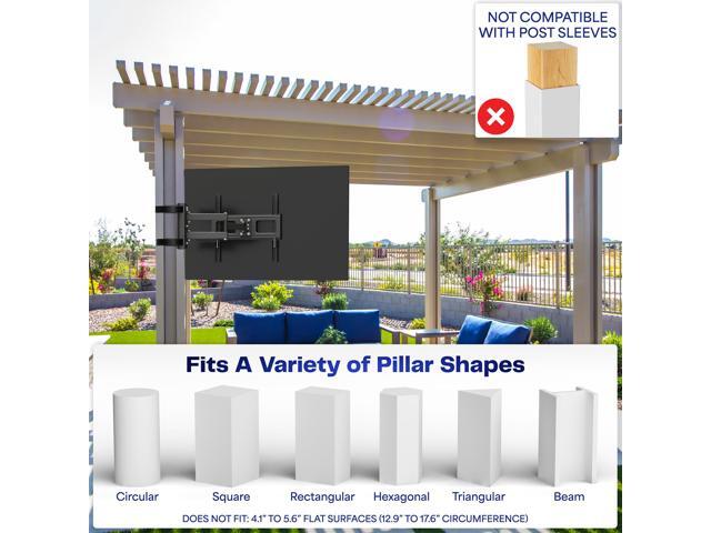 VIVO Outdoor Full Motion 32 to 85 Gazebo TV Mount