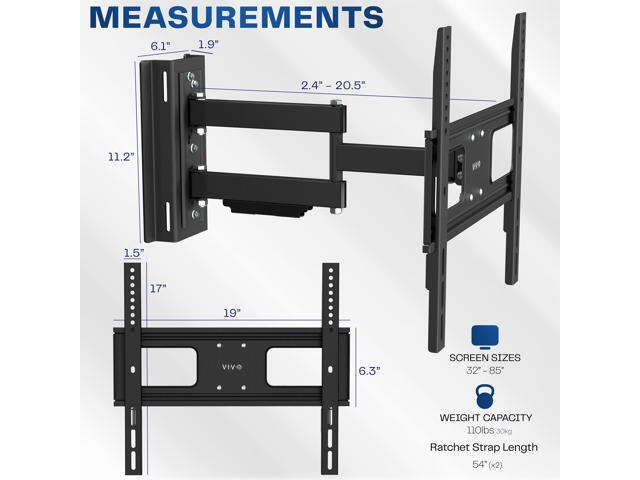 VIVO Outdoor Full Motion 32 to 85 Gazebo TV Mount