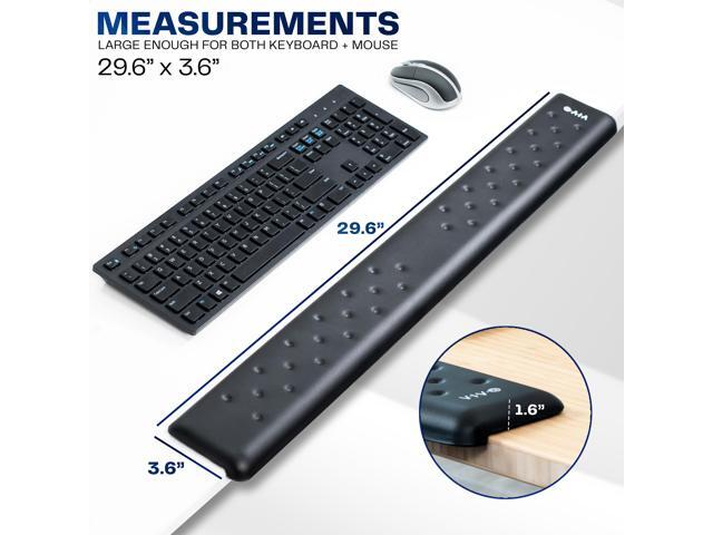 VIVO Black 30 Wrist Pad for Desk