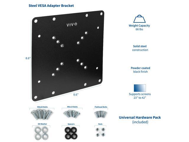 VIVO Steel Adapter VESA Bracket 200x200mm for Screen Sizes 23' to 42'