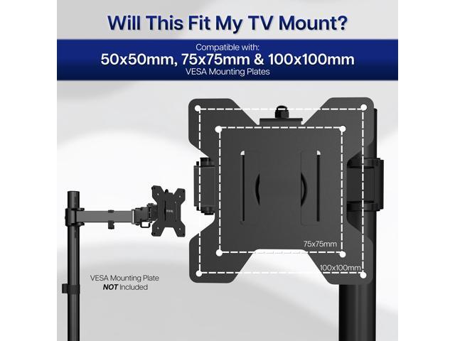 VIVO Steel Adapter VESA Bracket 200x200mm for Screen Sizes 23' to 42'