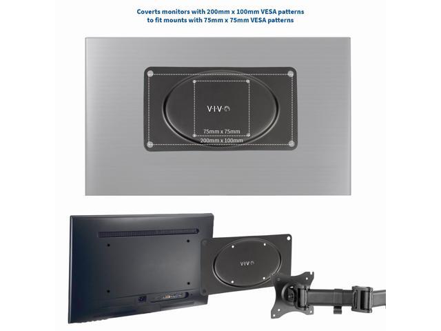 VIVO Steel VESA Monitor Mount Adapter Plate for Monitor Screens up to 43'