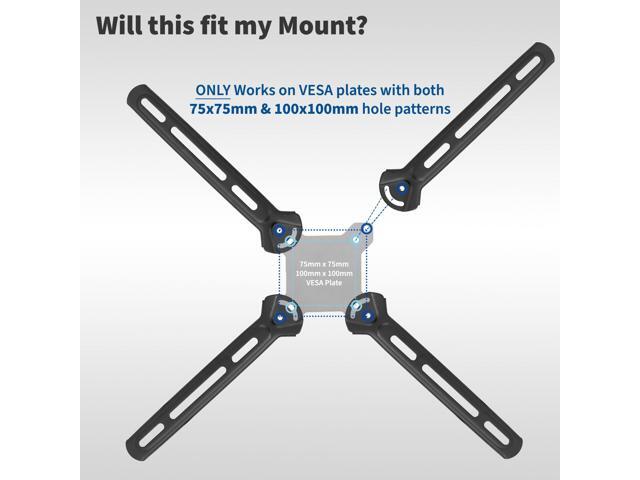 VIVO Steel VESA Mount Adapter Conversion Kit for LCD Screens with VESA 400x400