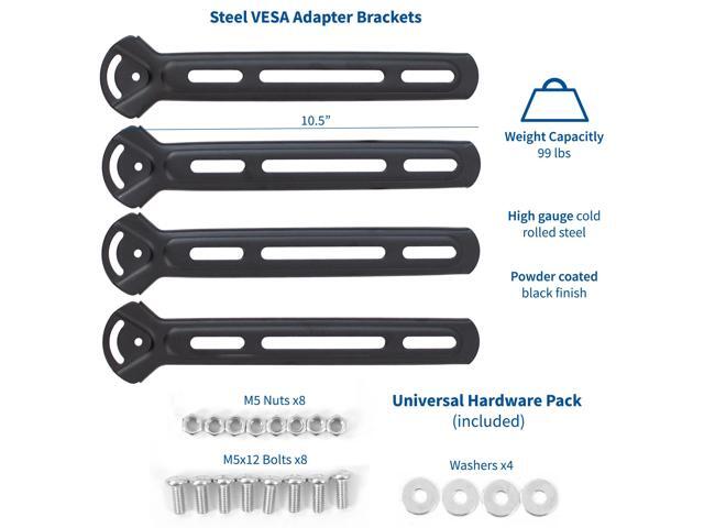 VIVO Steel VESA Mount Adapter Conversion Kit for LCD Screens with VESA 400x400