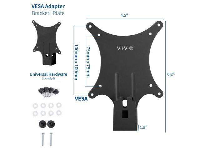 VIVO Quick Attach VESA Mount Adapter Bracket Attachment Kit for Dell Monitors
