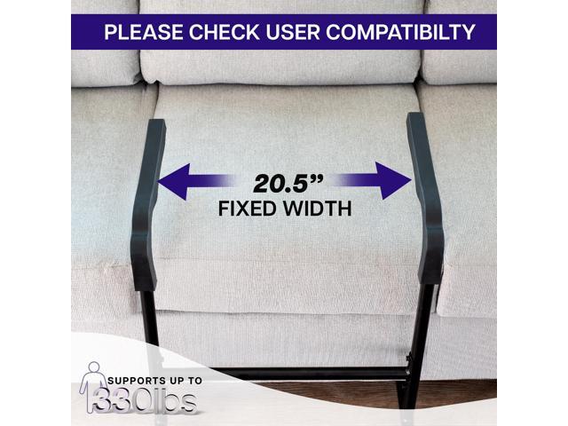 Life Finds Toilet Safety Rails for Seniors, Stand Assist Grab Bar with Padding