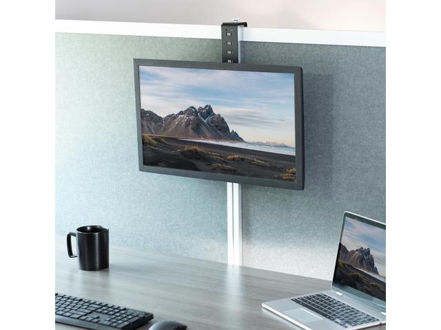 VIVO Black Office Cubicle Monitor Mount Stand Attachment for 17' to 32' Screen