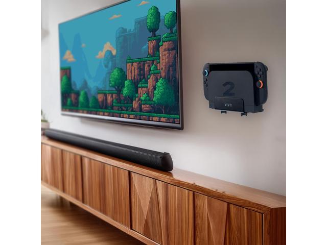VIVO Media Player Wall Bracket Designed for Nintendo Switch 1 and 2