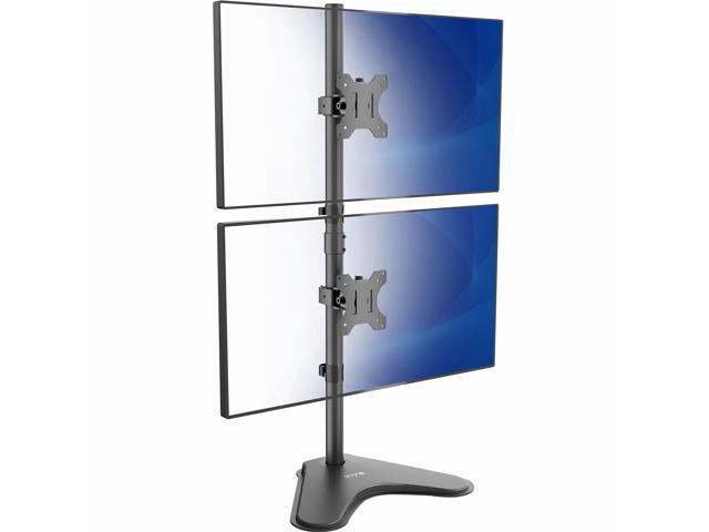 VIVO Dual LCD Monitor Vertical Stand Mount, Fits 2 Ultrawide Screens up to 34'