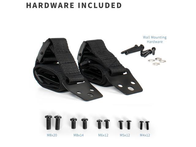 VIVO TV Anti-Tip Heavy Duty Cable Straps Safety Kit for Screen and Furniture