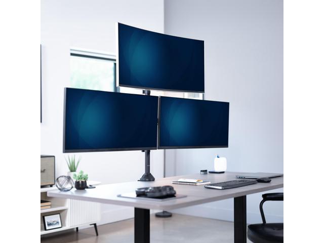 VIVO Telescoping Extra Tall Triple Ultrawide 27' to 38' Monitor Desk Mount