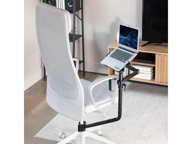 VIVO Office Chair Mounted 12 x 9 inch Full Motion Laptop Tray