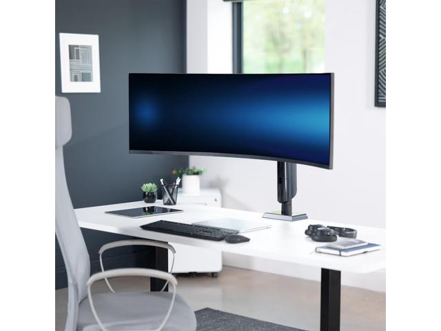VIVO Vertical Lift Single Ultrawide Monitor Desk Mount, Up to 49' Screens