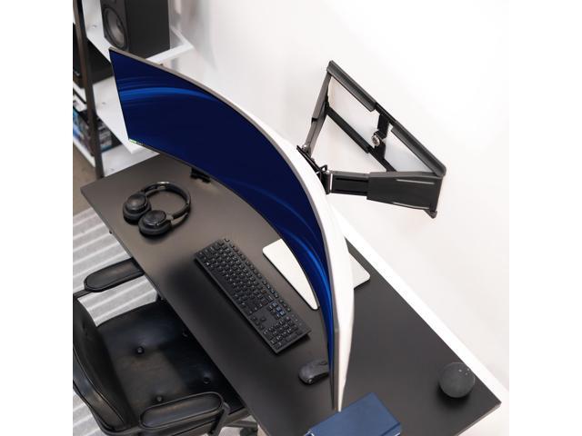 VIVO Low Profile Telescoping Ultrawide Monitor Wall Mount for Up to 49' Screens