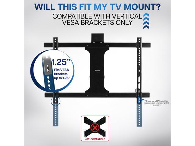 VIVO Vertical VESA Extender Kit for TVs w/ Low VESA Patterns Hardware Included - image 3