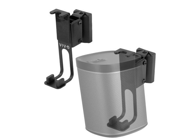 VIVO Black Dual Wall Speaker Mount Designed for SONOS PLAY 1 Brackets (2 Pack)