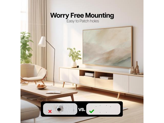 VIVO No Stud TV Wall Mount for Drywall, Fits 32 to 100 inch Screens