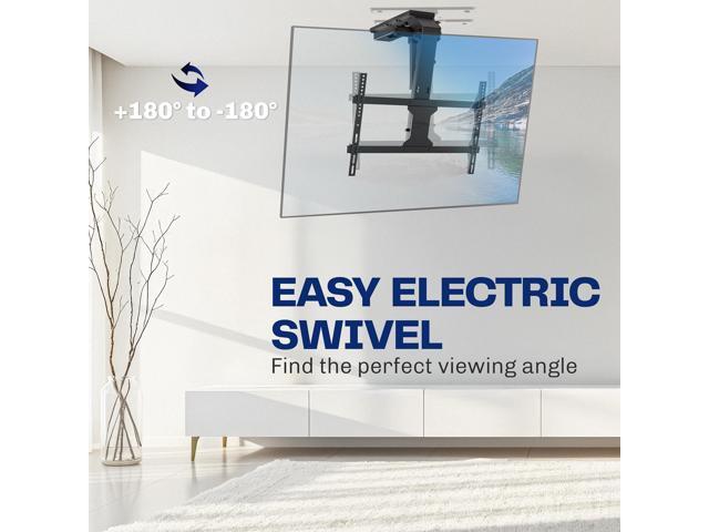 VIVO Electric Flip Down and Swivel Ceiling TV Mount for 37 to 86 inch Screens