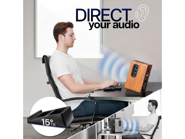Small Angled Desktop Speaker Stands - 2 Pack