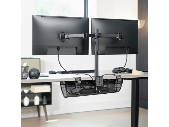 VIVO Clamp-on Under Desk Mesh Cable Management