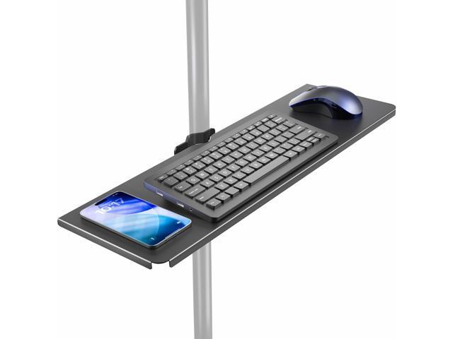 VIVO Clamp-on 24' x 8' Utility Shelf Pole Mount, Fits TV Carts, Stands, & More