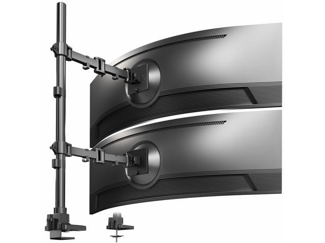 VIVO Dual Ultrawide Monitor Extra Tall Desk Mount for Computer Screens to 49'