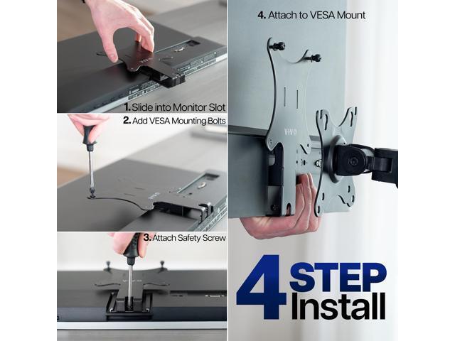 VIVO VESA Quick Attach Adapter Designed for Compatible HP Monitors