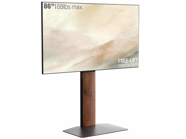 VIVO Free-Lift TV Stand with Super-Sized Base, Fits 55' to 86' Screens