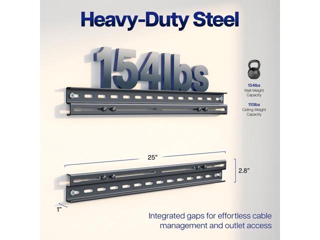VIVO Wall and Ceiling Plate Extension Brackets For Non-standard Stud Spacing From 16 to 24 Inches