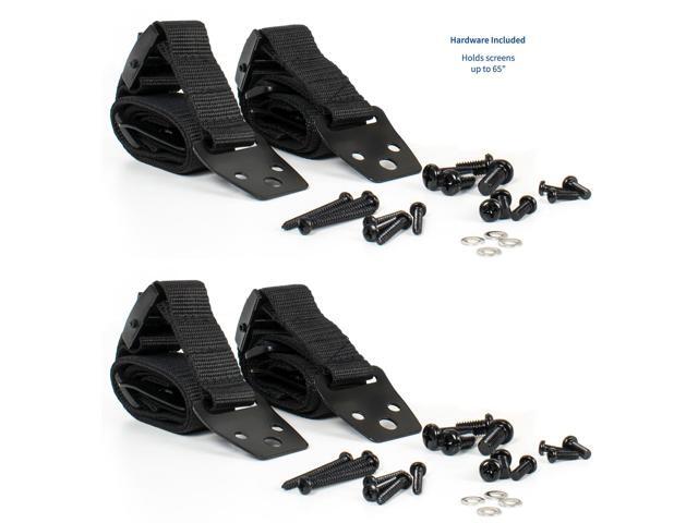 VIVO TV Anti-Tip Heavy Duty Dual Cable Straps Safety Kit Flat Screen and Furniture Mounting - 2-Pack - (STAND-SK02P)