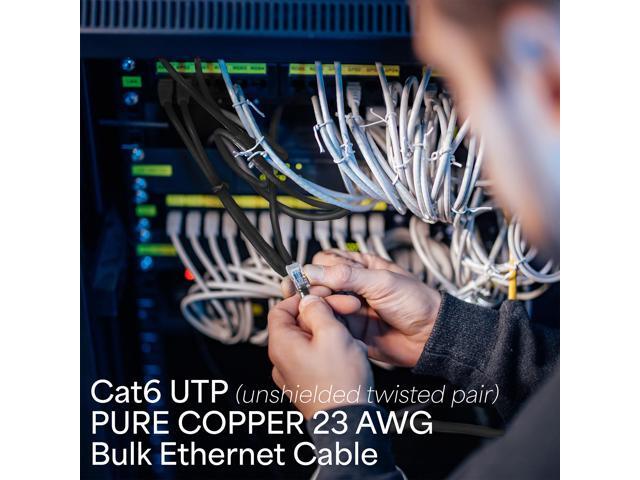 VIVO 1,000ft Cat6 Pure Copper LAN Cable Wire 1000 ft Waterproof Outdoor Burial