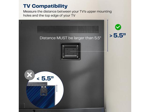VIVO Universal Micro-Gap TV Wall Mount for up to 90 inch Screens