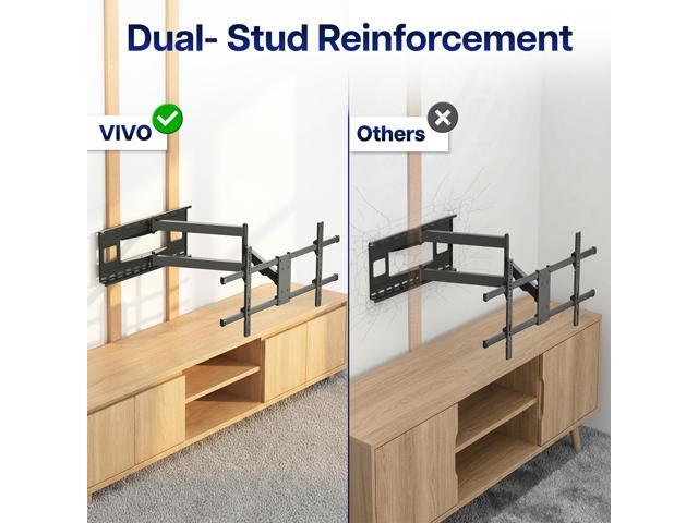 VIVO TV Wall Mount for 37 -85 Plasma Screen | Fully Articulating VESA Mount - image 6