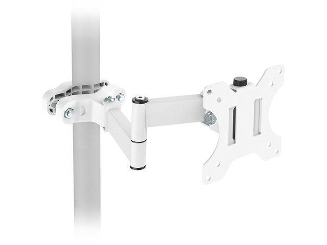 VIVO Steel Universal Pole Mount Monitor Arm VESA Plate Fits 17' to 32' Screens